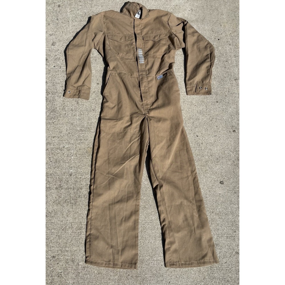 National Safety Apparel Coveralls Mens Medium ArcGuard UltraSoft Arc Flash NWT